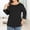 Black, variant on ​Curve Flattering Tunic Top Featuring Corset Style Detail Perfect For Pregnancy Support And Everyday Confidence​ Red