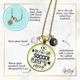 thumbnail image 5 of Soccer Mom Favorite Player Necklace Gutsy Goodness Female Adult Bronze Metal Jewelry, 5 of 8