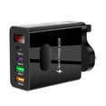 thumbnail image 1 of Adaptador de carga de teléfono de 4 puertos Pantalla digital 45W Cargador rápido 2 USB para iPhone, 1 of 9