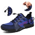 thumbnail image 4 of ChiVerve Hiking Barefoot Shoes for Women Men Breathable & Non-Slip Athletic Footwear Wide Toe Water Shoes, Designed for Walking & Running & Swimming | DarkBlue, 11 Men, 4 of 5
