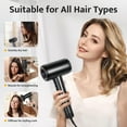 thumbnail image 5 of Morfone Hair Dryer,160000 RPM Professional High-Speed Blow Dryer 500 Millions Negative Ionic Care Hair Dryer for Fast Drying,Low Noise Thermo-Control Hairdryer,Travel with Magnetic Diffuser & Nozzle, 5 of 10