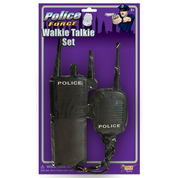 Police Walkie Talkie Halloween Costume Set