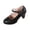 Black, variant on XUNKUSGA Mary Jane Shoes Women Vintage Close Round Toe Ankle Buckle Strap Women's Pumps Classic Soild Color Heels and Pumps Womens Dress Shoes,Black,5.5