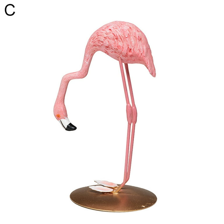 Flamingo Shaped Resin Eyeglass Holder Vivid Natural Resin Hand Carving  Animal Eyeglass Holder Elegant Pink Flamingo Spectacle