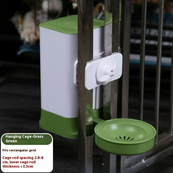 Large Capacity Pet Water Bottle Wall Mounted Automatic Drinking Fountain for Dogs Cats Hanging Cage Water Dispenser