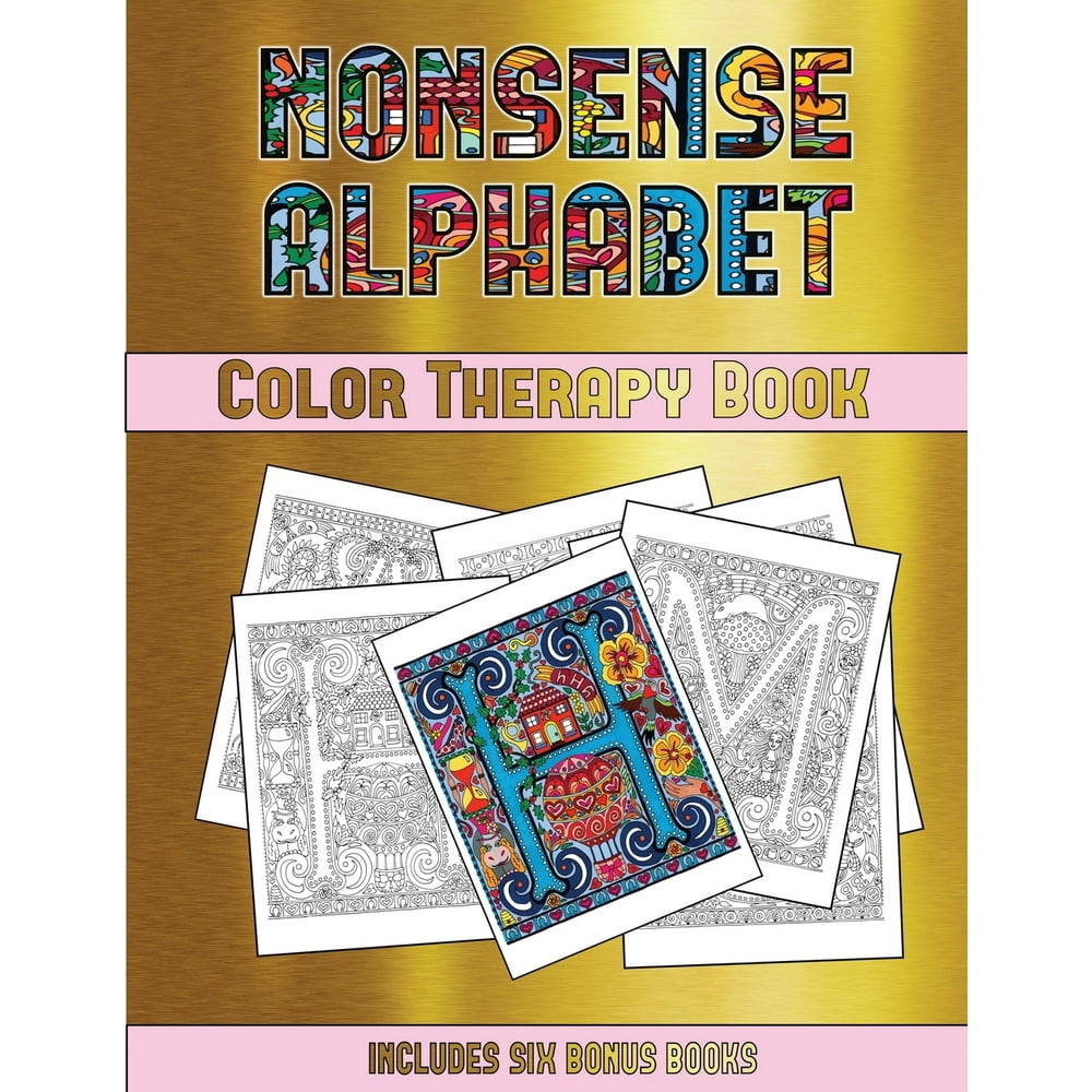 Color Therapy Book: Color Therapy Book (Nonsense Alphabet) : This book