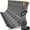 GREY, variant on FREE YOKA Men's Cushioned Crew Work Socks,Moisture Wicking Athletic Boot Socks for Hiking Sports Running