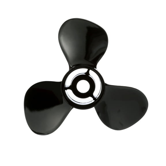 Quicksilver Black Diamond 3-Blade Aluminum Propeller, 16" Diameter x 16" Pitch, Right Hand Rotation