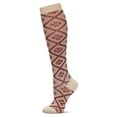 thumbnail image 3 of Legmogue Women's Open Crochet Diamond Pattern Chunky Knee High Sock - Womens - Female, One Size, Dark Gray Heather, 3 of 7