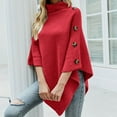 thumbnail image 2 of Manteau Chandail Col Montant Uni pour Femmes, 2 of 4