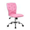 thumbnail image 1 of Boss Office Products Chaise de Bureau Moderne Tiffany en Rose, 1 of 4