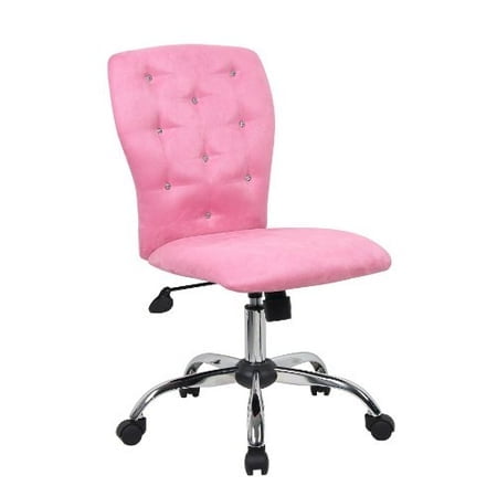 Boss Office Products Chaise de Bureau Moderne Tiffany en Rose