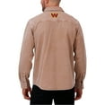 thumbnail image 5 of Men's Darius Rucker Collection by Fanatics Brown Washington Commanders Garment Dyed Long Sleeve Full Snap Shirt, 5 of 5