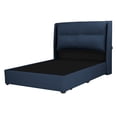 thumbnail image 2 of Recámara Matrimonial Becca Azul Oscuro con Cabecera + Box Base Cama, 2 of 8