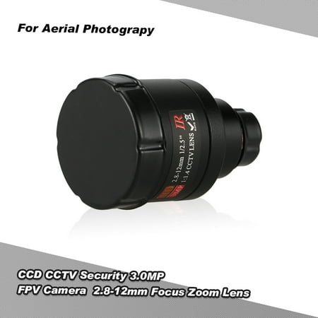 CCD 3.0MP CCTV Security FPV Camera OSD D-WDR 2.8-12mm Focus Zoom Lens for FPV Aerial
