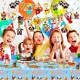 thumbnail image 5 of Puppy Birthday Party Supplies for Kids,Dog Theme Birthday Party Supplies & Tableware Set Dog Party Plates Cups Napkins Tablecloth Banner Balloon Cake Topper etc Puppy Themed Party Supplies, 5 of 7