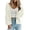 White, variant on PRETTYGARDEN Women's Chunky Knit Open Front Sweater Long Sleeve Button Loose Short Cardigan Outerwear Coats