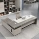 thumbnail image 2 of Corner L Shaped Office Desk Reception Living Room Executive Storage Computer Desks Luxury Standing Mesa De Escritorio Furniture My Lux Decor Round, 2 of 30