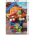 thumbnail image 4 of The Super Mario Bros. Movie - Brooklyn Key Art Wall Poster with Push Pins, 14.725" x 22.375", 4 of 6