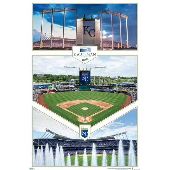 MLB Kansas City Royals - Kauffman Stadium Poster