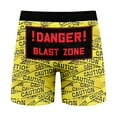 thumbnail image 5 of EliteGoogv Funny Graphic Men Boxer Briefs Novelty 3D Print Men’S Underwear Yellow L, 5 of 6
