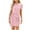 Pink, variant on Tumotour T-Shirt Dress For Women Round Neck dress Solid Color Casual Plain Simple Blouse Loose Flowy Soft Short-Sleeve Dress Sundresses