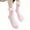 #0739-Pink, variant on AUNVITO Super-Soft-Soft Warm Thickened Floor Socks for Women Cozy Home Winter Non-Slip Fleece Thermal House Booties