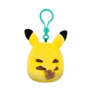 Squishmallows Clip-On Pokemon Pikachu Plush Toy - 3.5-inch Portable Soft Plush