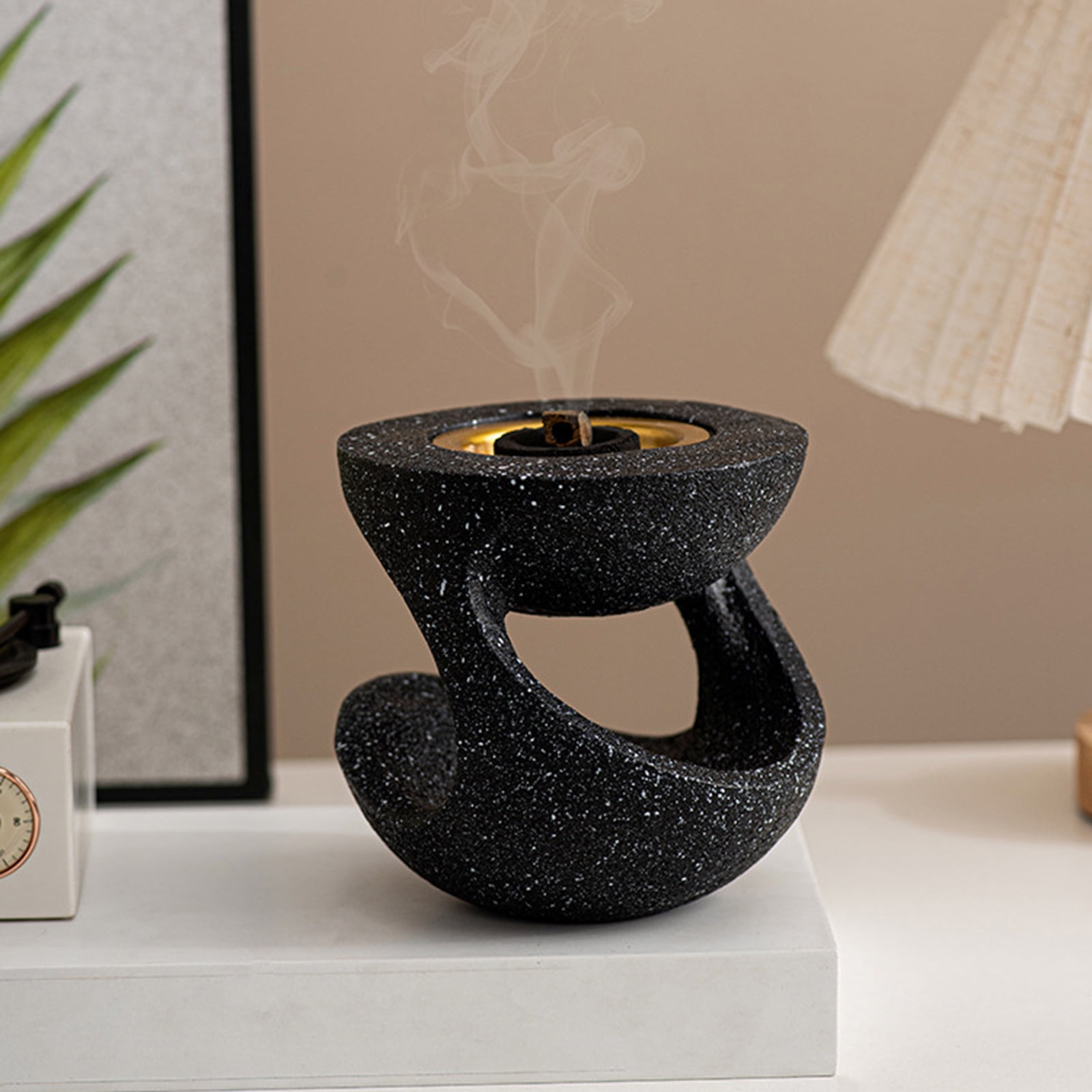 Decorative Frankincense Burners For Home Office with Storage Compartment Middle Eastern Styles Incenses Holder Stove