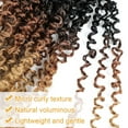 thumbnail image 5 of 3 Pack Yanky Twist Crochet Hair for Women Pre-looped,8 Inch Twist Hair Bohemian Passion Twist Crochet Hair Boho Crochet Braids Synthetic (Ombre Brown), 5 of 6