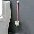 thumbnail image 3 of Tyidzon 18" Toilet Brush, Pink, Toilet Bowl Brush for Bathroom, Durable Janitorial Scrub Brush for Toilet, 3 of 6