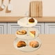 thumbnail image 4 of Soporte de Plástico Multicapa para Tartas, Aperitivos y Postres, Bandeja Desmontable de 3 Niveles para Dulces de Frutas, Ideal para Mesa de Centro, Uso Doméstico y Exterior, 26 X 26 X 35 Cm, Blanco y, 4 of 6