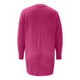 thumbnail image 5 of Sweaters for Women Trendy Knit Long Sleeve Cardigan Solid Color Fall Outerwear, 5 of 5