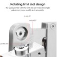 thumbnail image 3 of Amdohai Mini Grinding Polishing Machine Forward Reverse Turning Belt Machine Table Sand Belt Machine Double Adjusting Belt Wheel DIY Sand Belt Machine Stainless Steel Aluminum Metal Utility Grinding, 3 of 7