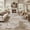 Brown, variant on UERMEI 9'x12' Large Area Rugs for Living Room, Washable Non-slip Soft Indoor Modern Abstract Rug for Bedroom Dining Room Office Home Decor Carpet,Brown
