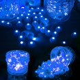thumbnail image 1 of 100 Pcs Lumières de Ballons Rouges Longue Autonomie Étanches Mini Lumière en Plastique à Piles Lampe Boule LED pour Noël Halloween, 1 of 6