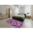thumbnail image 5 of Ahgly Company Machine Washable Indoor Rectangle Transitional Orchid Purple Area Rugs, 2' x 3', 5 of 7