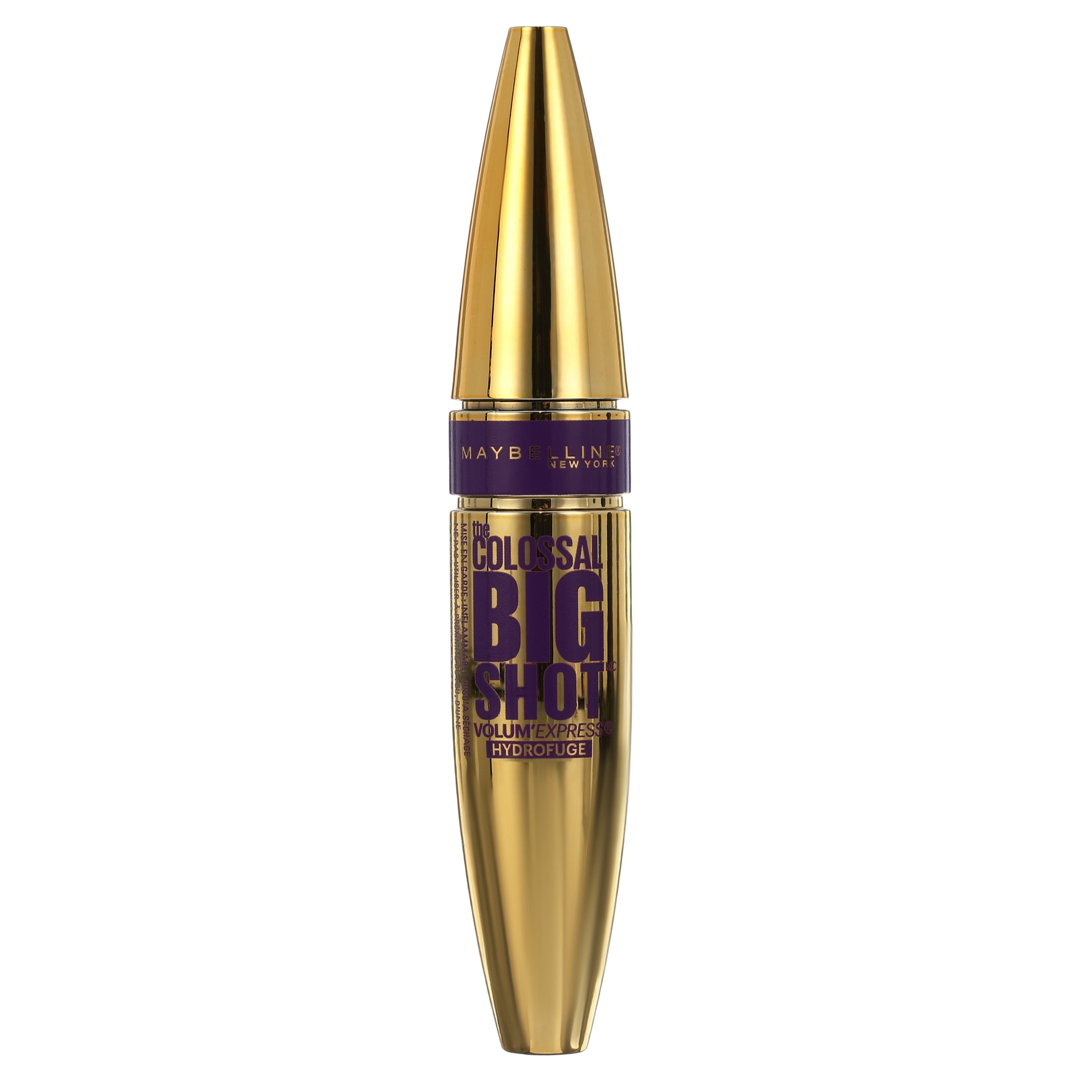 Maybelline Volum Express The Colossal Big Shot Washable Mascara, Blackest  Black