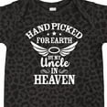 thumbnail image 4 of Inktastic Handpicked for Earth by My Uncle in Heaven with Angel Wings Boys or Girls Baby Bodysuit, 4 of 5