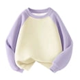 thumbnail image 5 of Abtuhar Fall Crew Neck Raglan Pullover Sweatshirt for Boys and Girls Casual Tops for 3-15 Years, 5 of 5