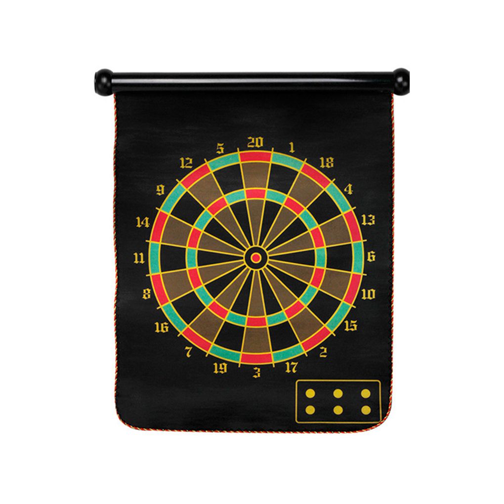 Electronicheart 12" Dartboard Sets 4 Reversible Darts Rolling