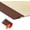 Coffee, variant on 3.3Ft Carpet Floor Transition Strip, Self Adhesive Floor Edging Trim Strip, PVC Threshold Cover for Doorway, Floor Divider Strip Suitable for Threshold Transitions with a Height Less Than 5 mm -Black