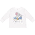 thumbnail image 3 of Inktastic My Gigi Loves Me to the Moon and Back Elephant Family Boys or Girls Long Sleeve Toddler T-Shirt, 3 of 5