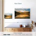 thumbnail image 4 of Elephant Stock Lake Matheson Sunset View Wall Art - Horizontal Canvas Wall Art - Living Room Wall Decor - Nature Canvas - Blue And Black Decor - 12" x 8", 4 of 8