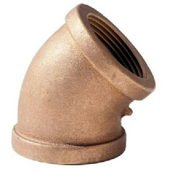 Supply Giant BRFL0014-NL 1/4" 45-Degree Elbow, Lead Free