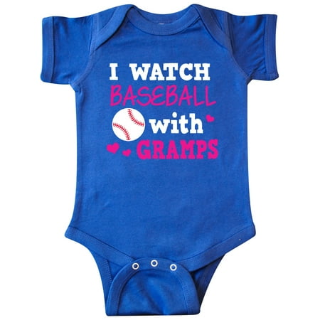 

Inktastic I Watch Baseball with My Gramps Gift Baby Boy or Baby Girl Bodysuit