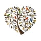 thumbnail image 4 of Árbol genealógico de la vida en forma de corazón, arte de pared de metal, decoración del hogar, 4 of 5