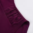 thumbnail image 4 of Yammkia Pièce Maillot de Bain une Femme Maillot de Bain une Pièce Modeste Contrôle du Ventre Maillot de Bain Robe de Bain à devant Torsadé 2026 (Violet, M), 4 of 8