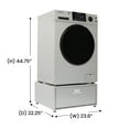 thumbnail image 2 of Equator All-in-One Washer Dryer VENTED-DRY 30% FASTER than Condense 15lb 110V with pedestal, Adjustable legs and Sanitize Cycle, 2 of 9