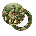 thumbnail image 3 of Round Bar Stool Seat Covers, Mallard Duck And Flowers Elastic Round Chair Cover Stool Seat Slipcover Bar Stool Cushions Round Pad for 12-14 inch, 3 of 7